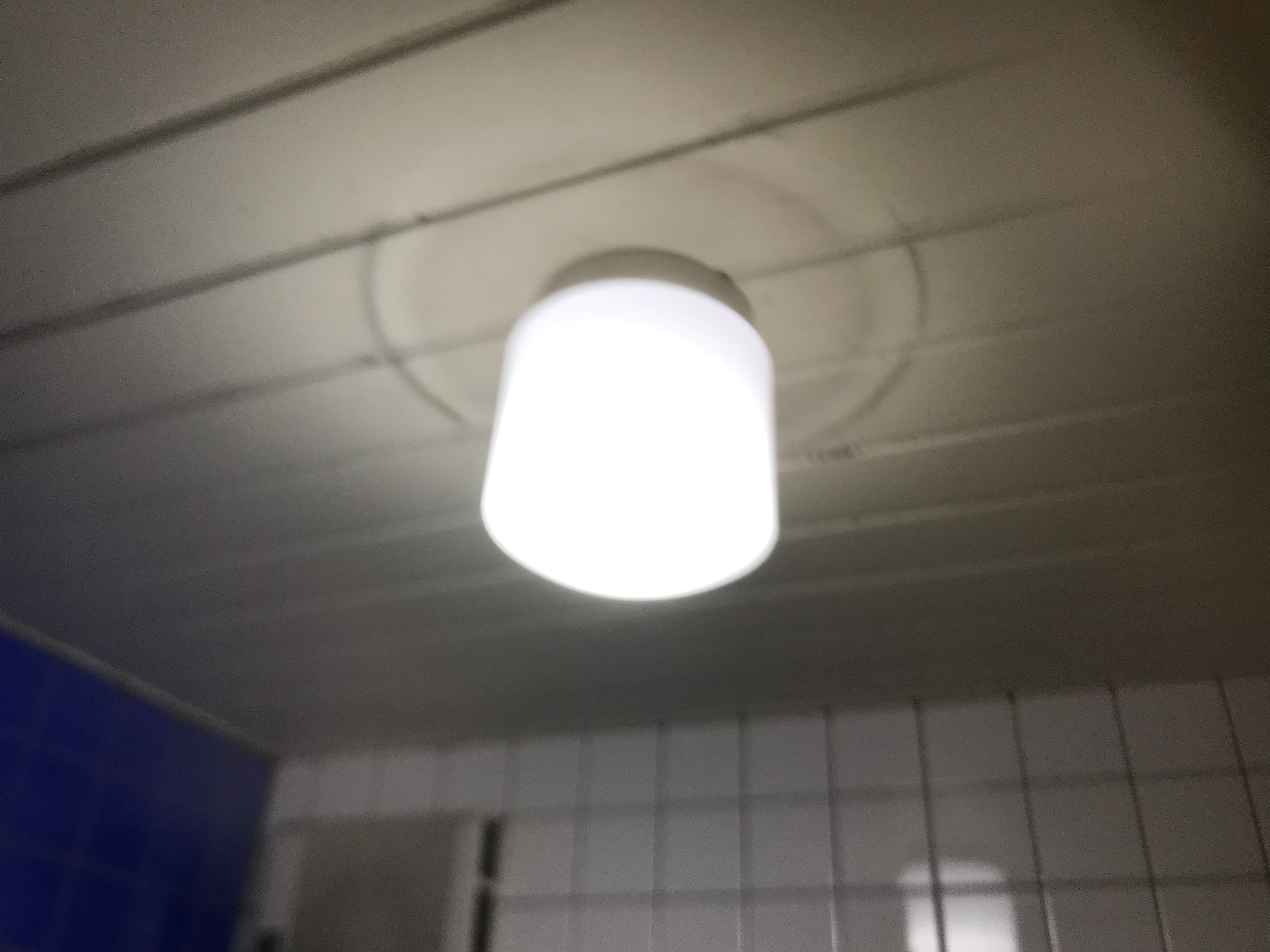 新浴室照明の写真